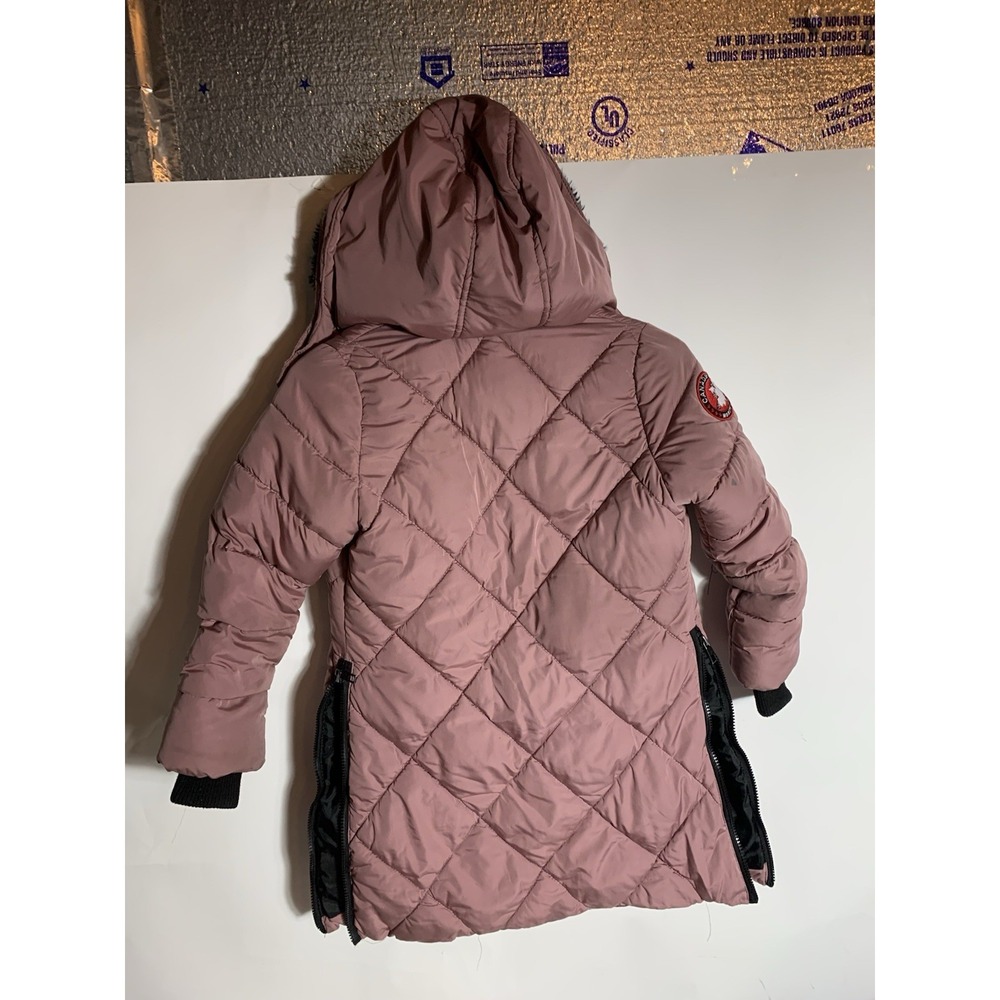 Canada Weather Gear Girls Full-Zip Button-Up Puffer Jacket Size 6 - Picture 12 of 14